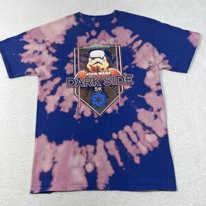 RunDisney Men's Medium Star Wars Dark Side 2016 Inaugural Run Graphic T Shirt